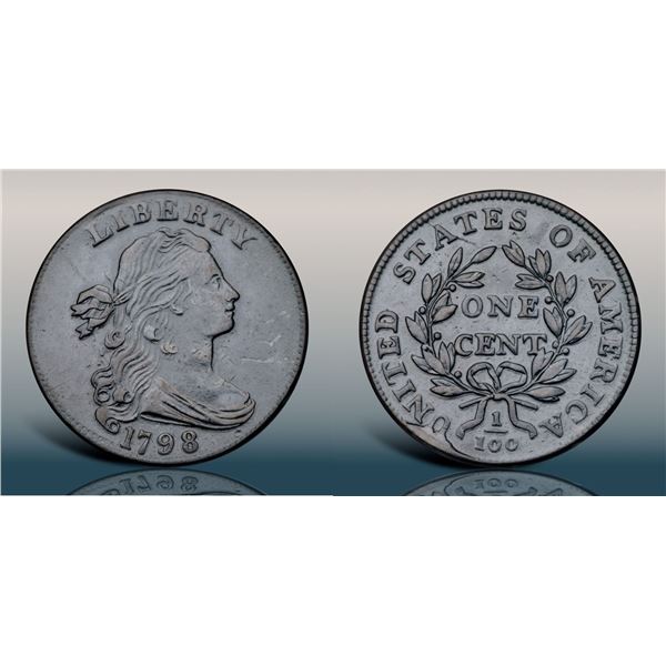 1798 S-175 R3 Style II Hair, Small 8 VF25