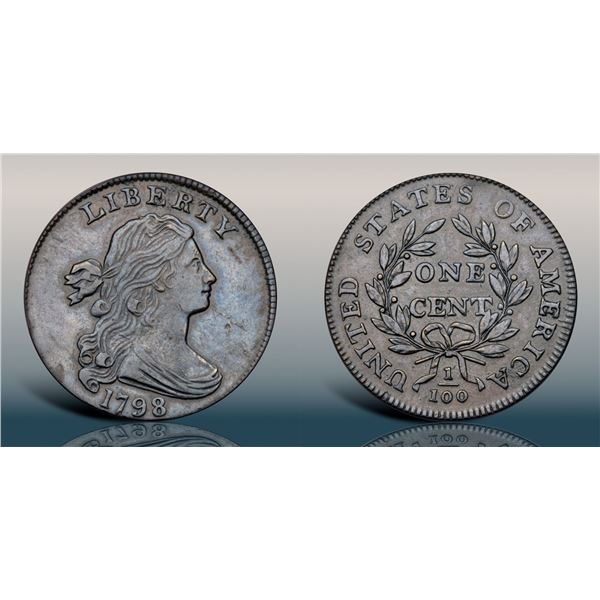 1798 S-176 R4 Style II Hair, Small 8 VF20