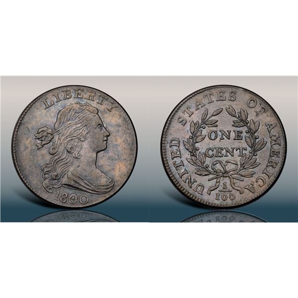 1800/79 S-194 R3 Style II Hair, Overdate 80 over 79 EF45