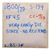 Image 4 : 1800/79 S-194 R3 Style II Hair, Overdate 80 over 79 EF45