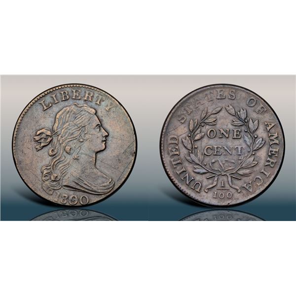 1800/79 S-195 R5 Style II Hair, Overdate 80 over 79 F15