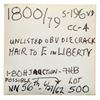 Image 4 : 1800/79 S-196 R1 Style II Hair, Overdate 80 over 79 EF45