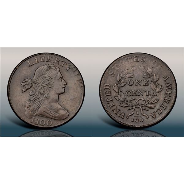 1800 S-210 R5+ PCGS AU Detail, Cleaned