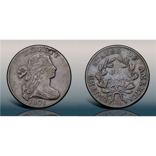 1801 S-223 R1 PCGS graded VF30