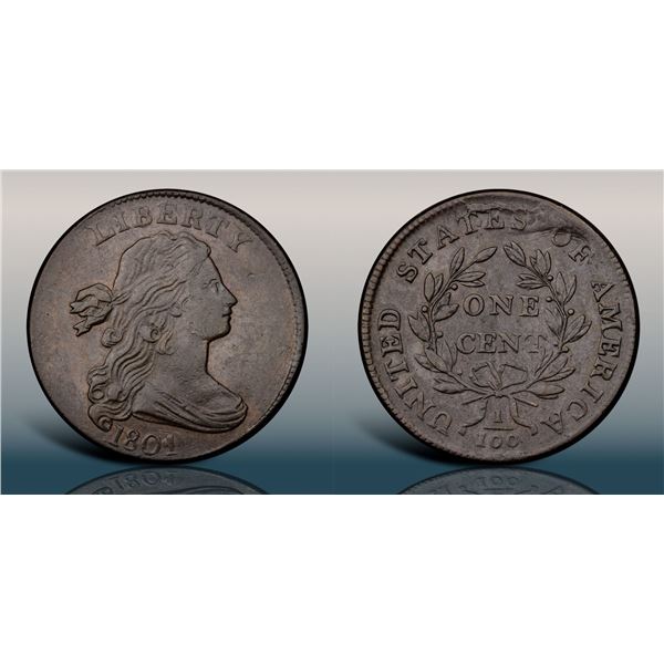 1801 NC-1 R5+ PCGS graded AU50