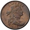 Image 2 : 1803 S-243 R2 Stemless Wreath with Doubled Fraction Bar, PCGS graded AU55
