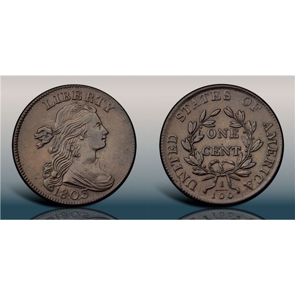 1803 S-245 R3 PCGS AU Detail, Cleaned