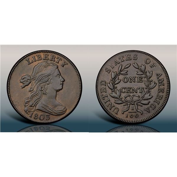 1803 S-248 R4 "Mumps Obverse" PCGS graded AU53