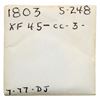 Image 4 : 1803 S-248 R4 "Mumps Obverse" PCGS graded AU53