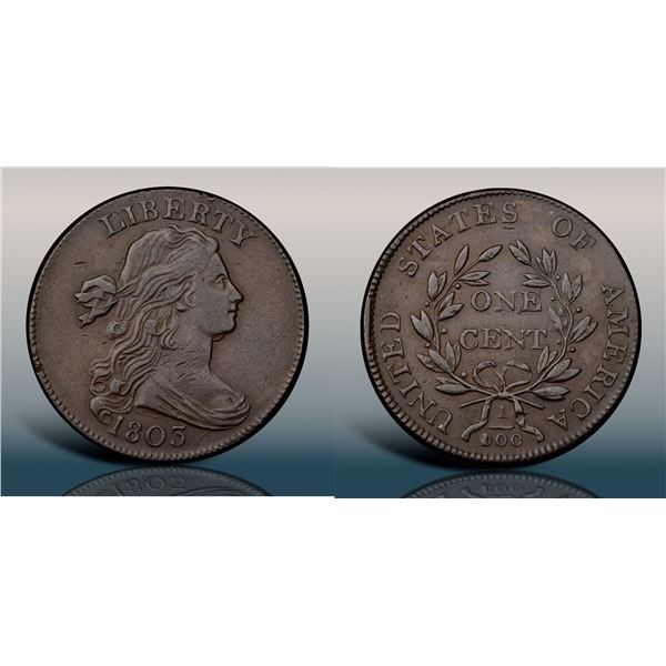 1803 S-249 R2 Corrected Denominator 100/000, PCGS graded XF45