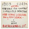 Image 4 : 1803 S-249 R2 Corrected Denominator 100/000, PCGS graded XF45
