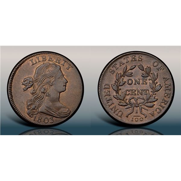 1803 S-252 R2 PCGS graded AU55