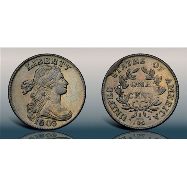 1803 S-255 R1 PCGS AU Detail, Cleaned