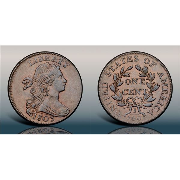 1803 S-261 R2 Small Date, Large Fraction, PCGS graded AU55