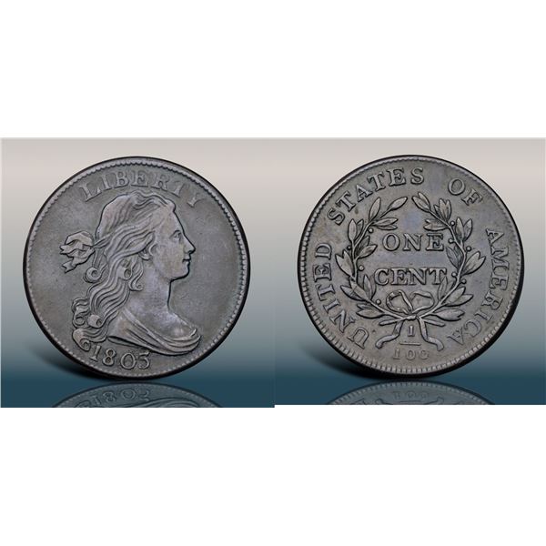1803 S-262 R3 Small Date and Fraction VF25+