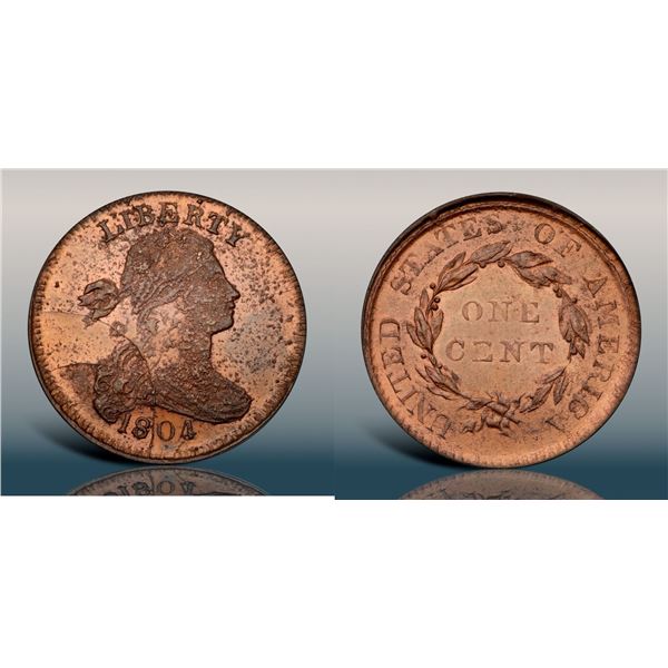 1804 Private Restrike PCGS graded MS64 Brown