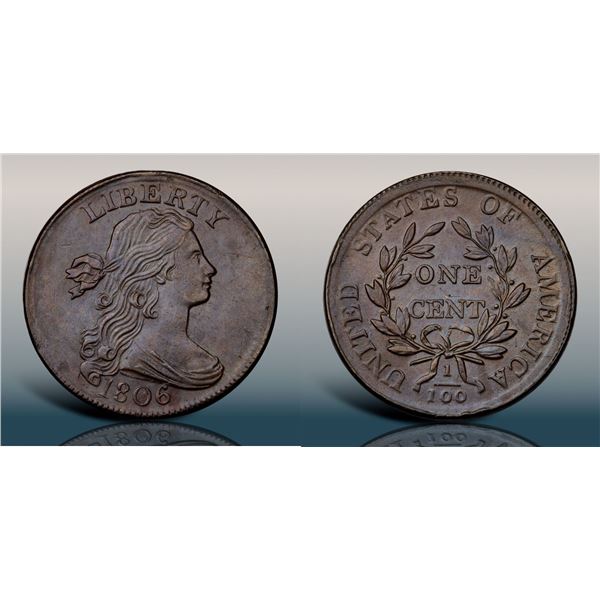 1806 S-270 R1 PCGS graded MS62 Brown