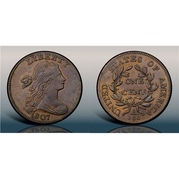 1807 S-274 R2 Small Fraction PCGS graded AU50