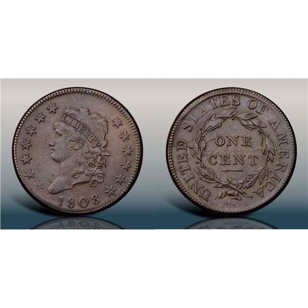 1808 S-277 R2 PCGS graded AU53