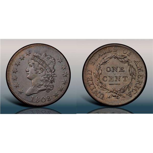 1808 S-278 R3 PCGS graded MS63 Brown