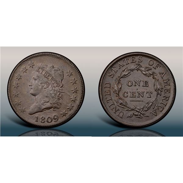 1809 S-280 R2 PCGS graded XF45