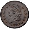 Image 2 : 1810/09 S-281 R1 Overdate 10 over 09, PCGS graded AU55