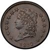 Image 2 : 1812 S-291 R2 Small Date PCGS graded MS62 Brown
