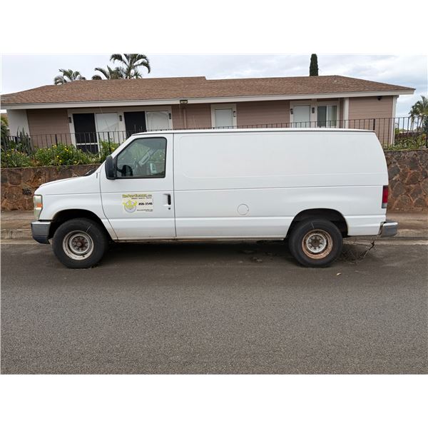 2009 Ford E250 Cargo Van, Lic. 049TXZ, 101388 Miles (Starts & Runs)