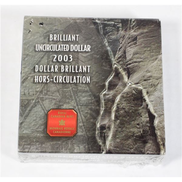 2003 CANADA SILVER DOLLAR IN SEALED MINT PACKAGING