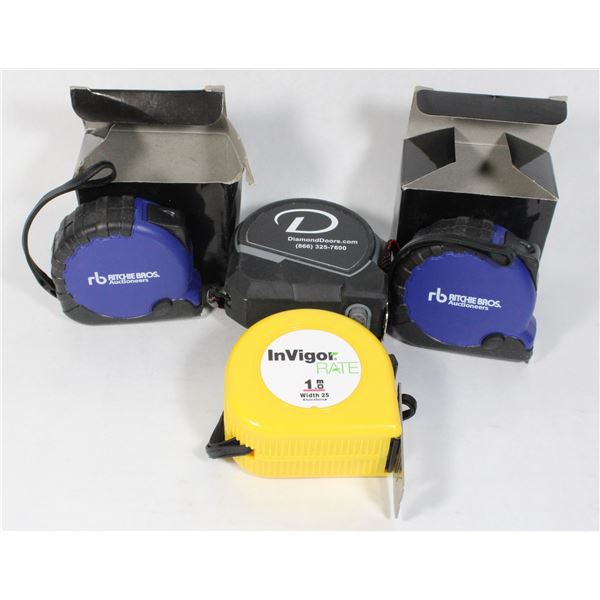 SMALL LOT OF TAPE MEASURES