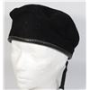 Image 1 : BLACK MILITARY WOOL BERET