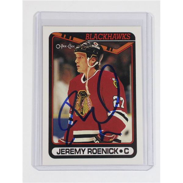 90-91 JEREMY ROENICK SIGNED (UNAUTHENTICATED)