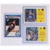 Image 1 : 3 OILERS GRETZKY HOCKEY CARDS IN SLEEVES *REPRINT