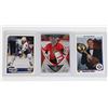 Image 1 : 3 HOCKEY CARDS IN SLEEVES, MARK MESSIER..