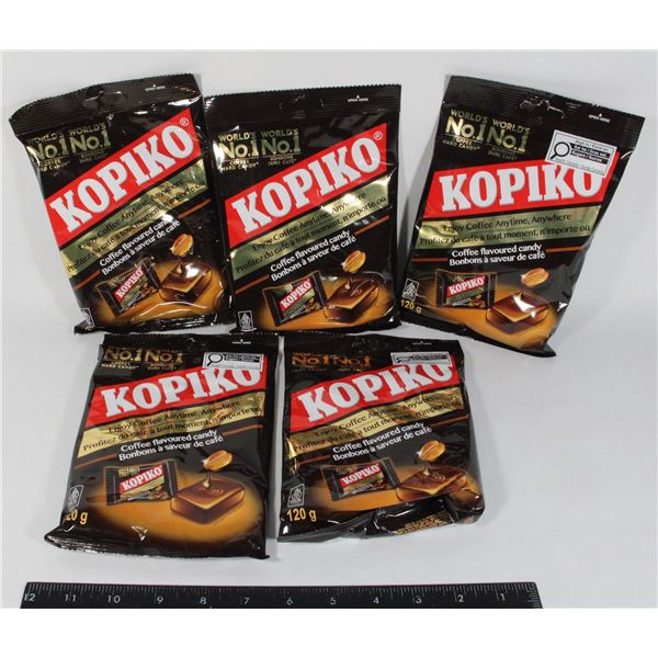 BUNDLE OF KOPIKO COFFEE FLAVOURED CANDY 120G EACH