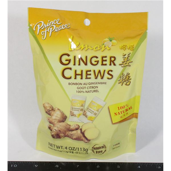 PRINCE OF PEACE LEMON GINGER CHEWS