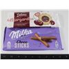 Image 1 : MARGARETKA CHERRY COOKIES AND MILKA CHOCO STICKS