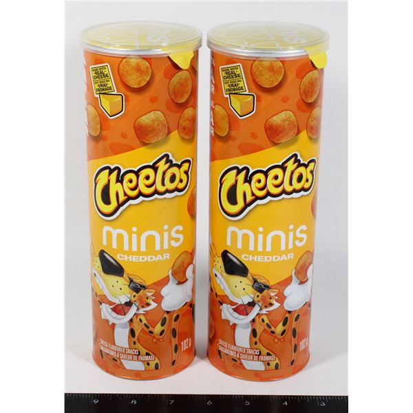 TWO CHEETOS MINIS CHEDDAR
