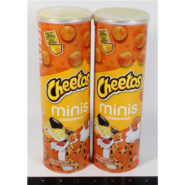 TWO CHEETOS MINIS CHEDDAR