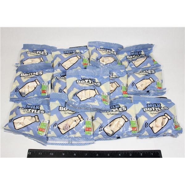 LARGE LOT OF MILK BOTTLES CANDY