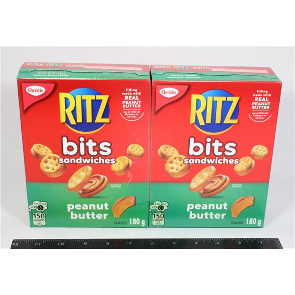 TWO RITZ MINI PEANUT BUTTER SANDWICHES