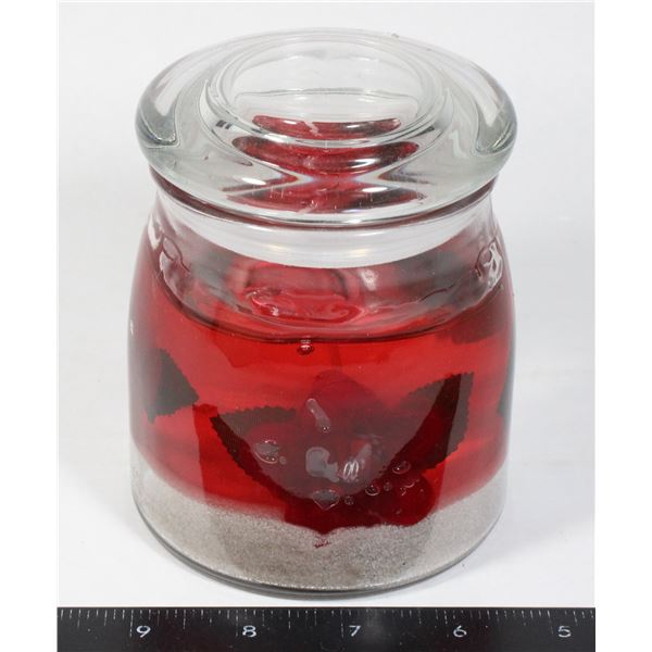 NEW ITEM 14549 GLASS CANDLE