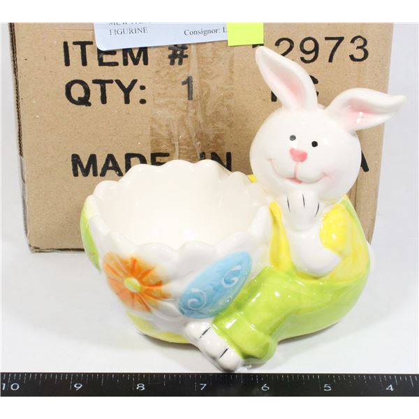 NEW ITEM 12973 EASTER BUNNY FIGURINE