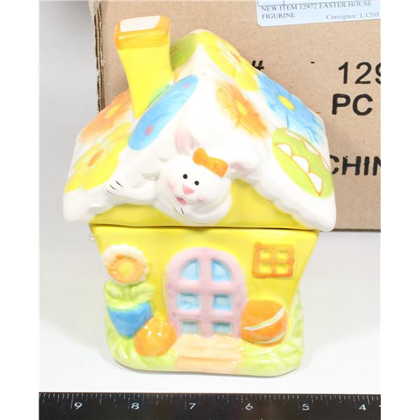 NEW ITEM 12972 EASTER HOUSE FIGURINE