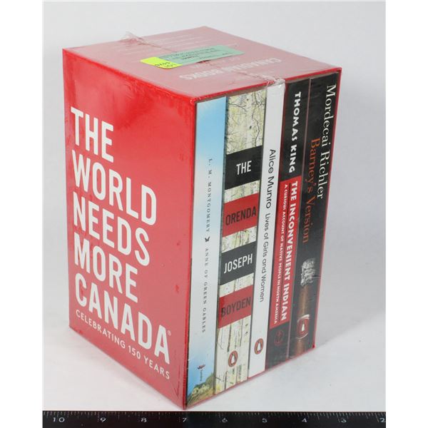 NEW SEALED BOOK SET - THE WORLD NEEDS MORE CANADA