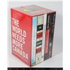 Image 1 : NEW SEALED BOOK SET - THE WORLD NEEDS MORE CANADA