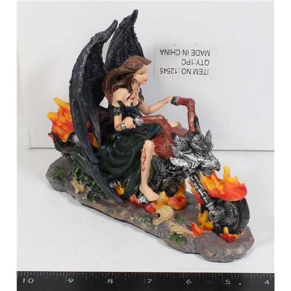 NEW ITEM 12545 BIKER STATUE