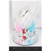 Image 1 : NEW ITEM 12536 GLASS SWAN