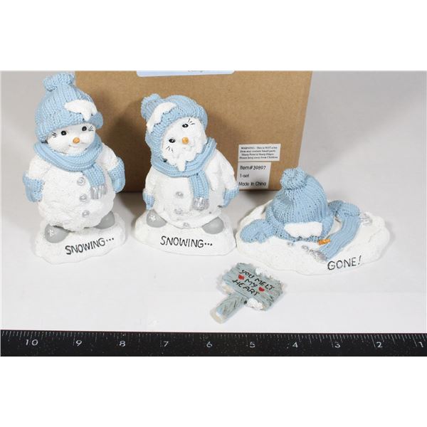 NEW ITEM 39897 SNOW BUDDY FIGURINES