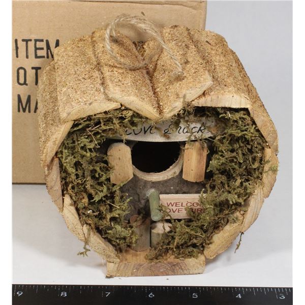 NEW ITEM 12605 HEART BIRD HOUSE